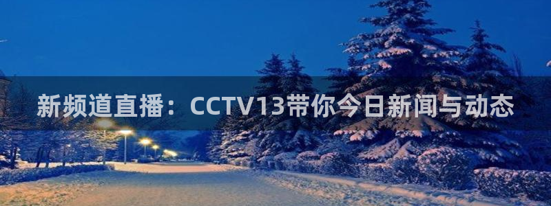 178体育赛事免费直播下载：新频道直播：CCTV13带你今日新闻与动态